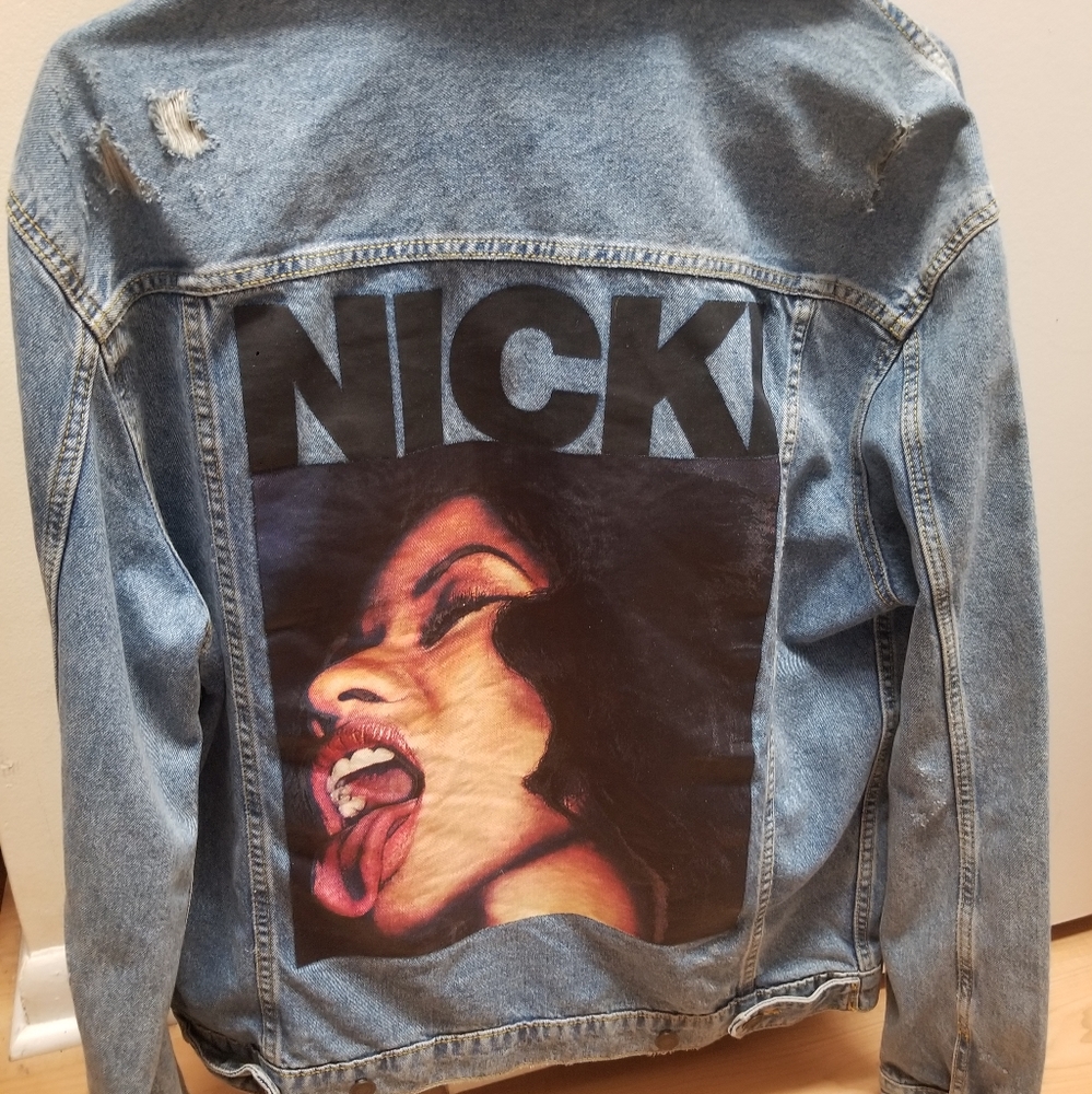 H&M nicki minaj Jean jacket